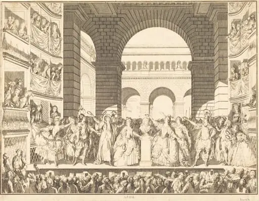 Couronnement de Voltaire (The Crowning of Voltaire), by Charles-Etienne Gaucher