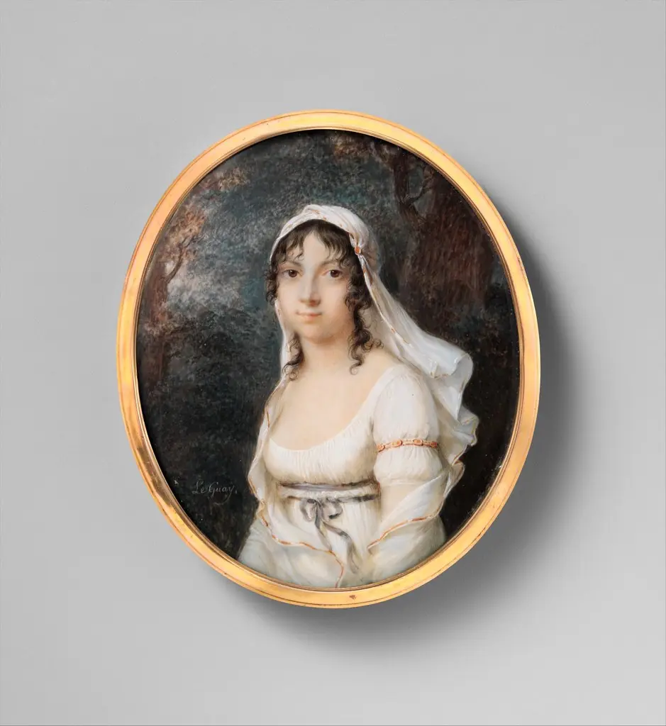 Portrait of a Woman, by Charles Etienne Leguay