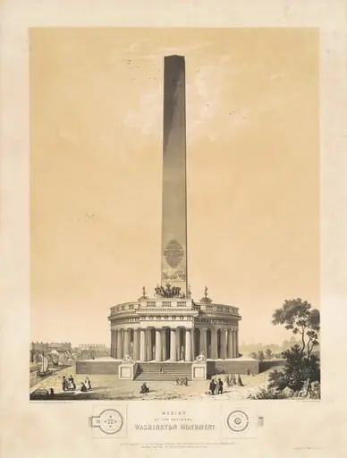Design of the National Washington Monument, by Charles Fenderich