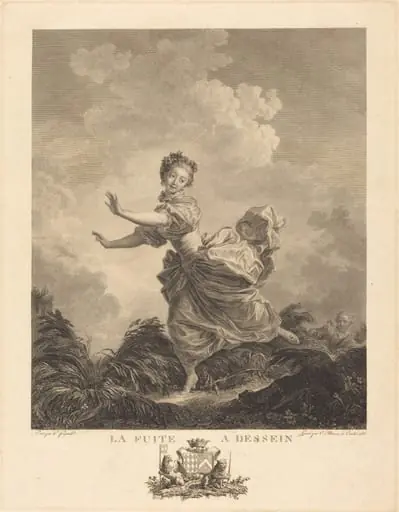La Fuite à dessein (The Pre-Arranged Flight), by Charles François Adrien Macret