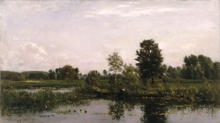 A Bend in the River Oise, by Charles François Daubigny