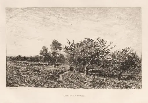 Apple Trees at Auvers (Pommiers à Auvers), by Charles François Daubigny