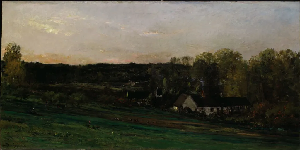 House of Mère Bazot, by Charles François Daubigny, oil, 1874