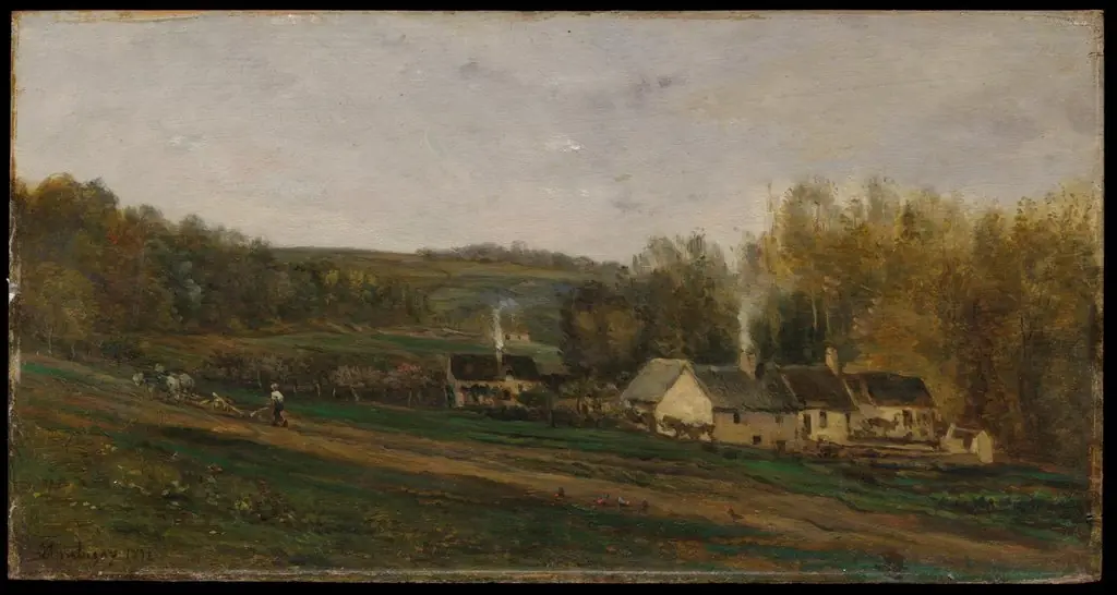 House of Mere Bazot, Valmandois, by Charles François Daubigny