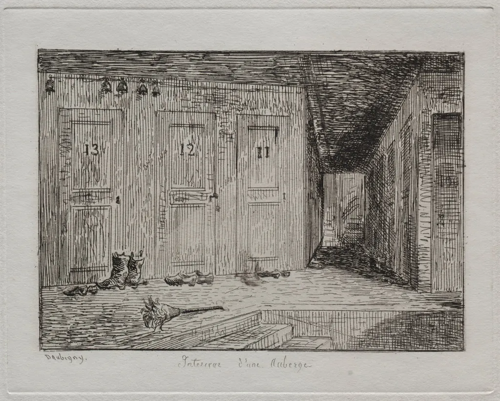 Interior of an Inn, by Charles François Daubigny, 1861