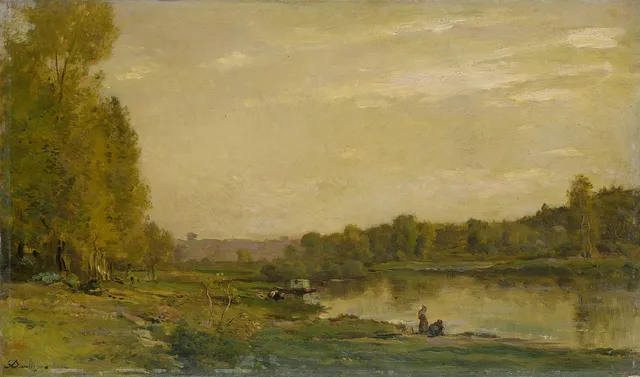 Landscape on the River Oise
