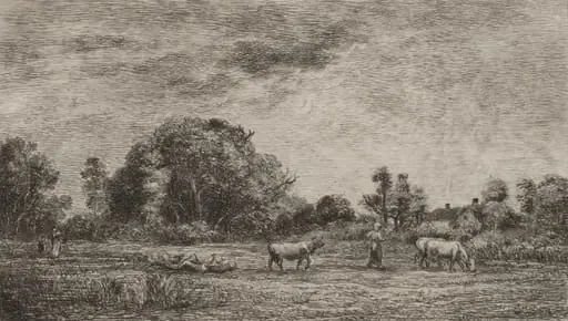 Moonrise, by Charles François Daubigny
