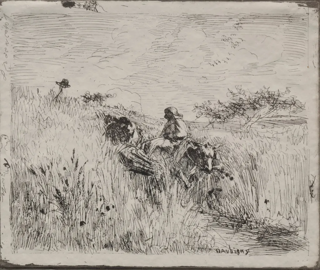 Path Through the Grain Field, by Charles François Daubigny, 1862