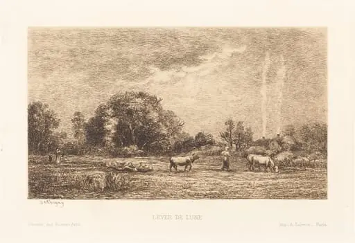 Rising Moon (Lever de lune), by Charles François Daubigny