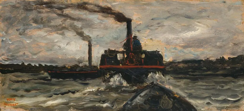 River Boat, by Charles François Daubigny