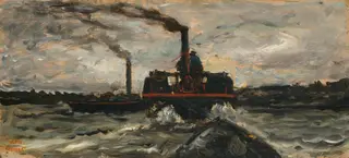 River Boat, by Charles François Daubigny, 1860