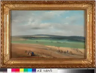 Sadonkorjuu, by Charles François Daubigny, 1855