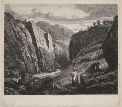 Saint Jerome, by Charles François Daubigny