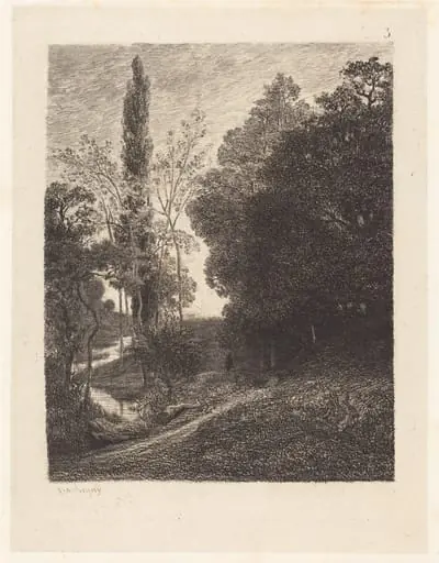 The Banks of the Cousin (Les Bords du Cousin), by Charles François Daubigny