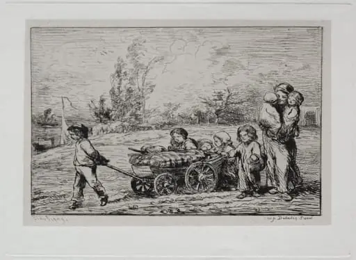 The Boat Trip: Moving into "Le Botin" (The Ship's Furnishings) or Moving to the Boat, by Charles François Daubigny