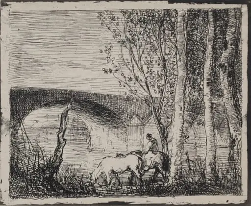 The Bridge, by Charles François Daubigny
