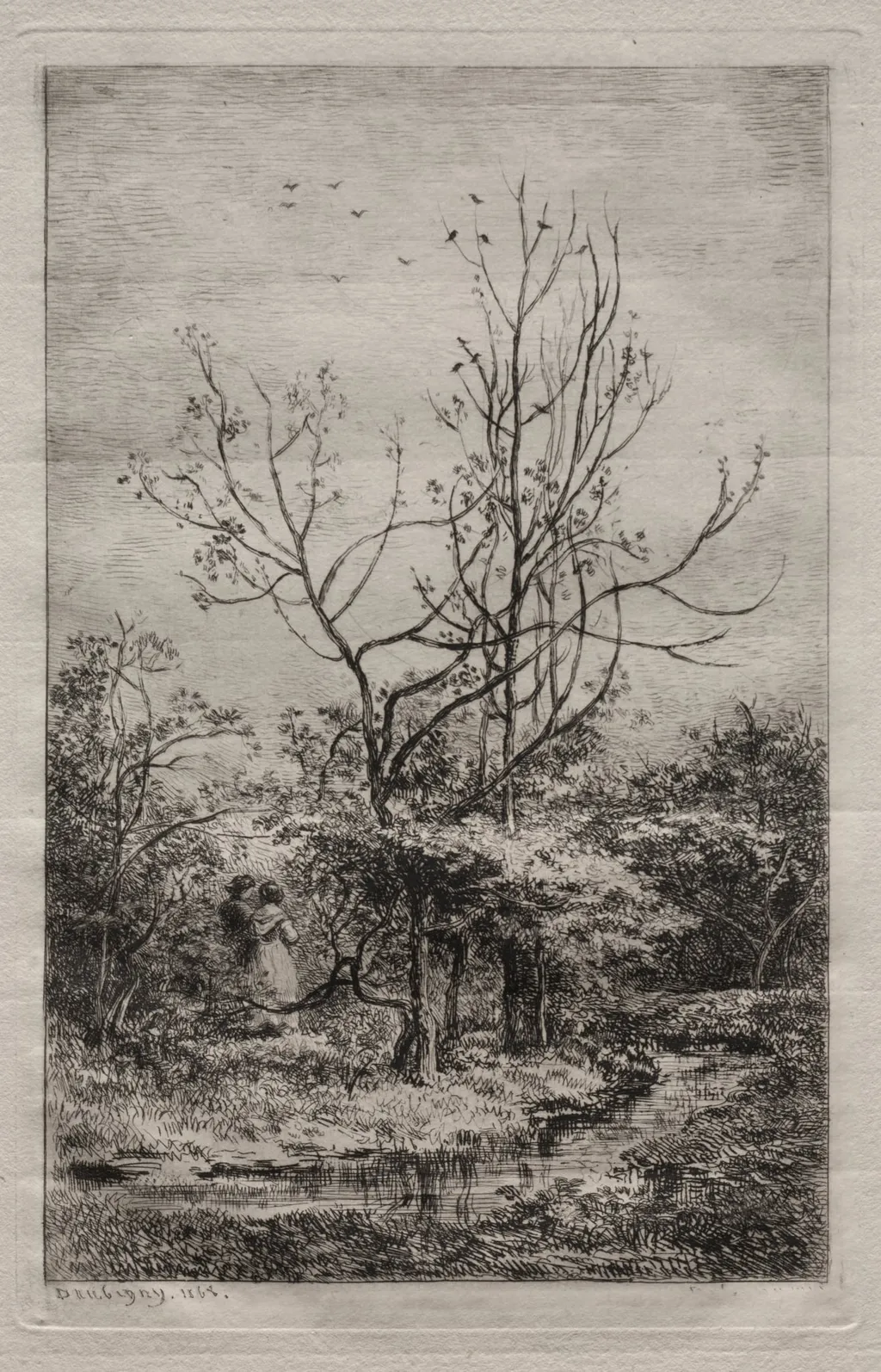 The Orchard, by Charles François Daubigny, 1868