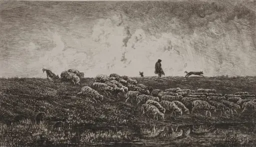 The Shower, by Charles François Daubigny