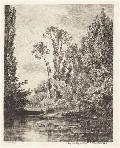 The Virgin Islands in Bezons (Les Iles vierges a Bezons), by Charles François Daubigny