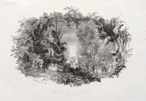The Winter Garden, by Charles François Daubigny, 1842