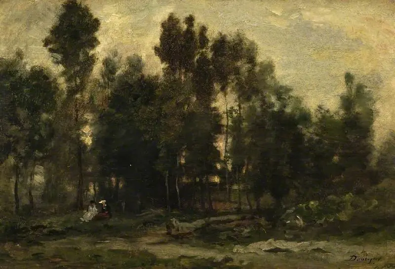 The wood, by Charles François Daubigny