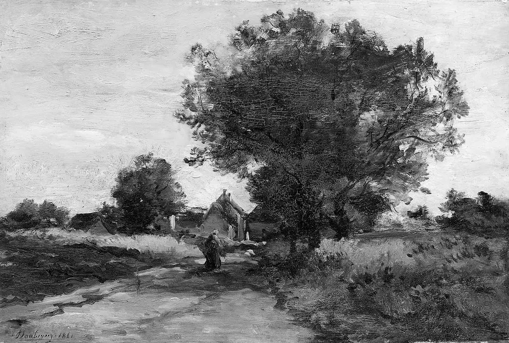 Village Road, by Charles François Daubigny