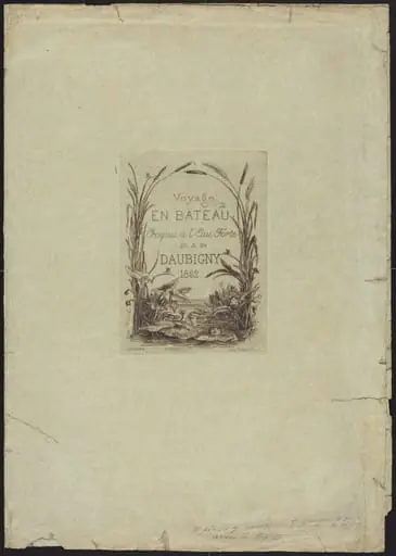 Wrapper for "Voyage en bateau", by Charles François Daubigny