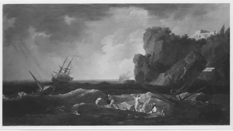 Schiffbruch, by Charles François Grenier de Lacroix