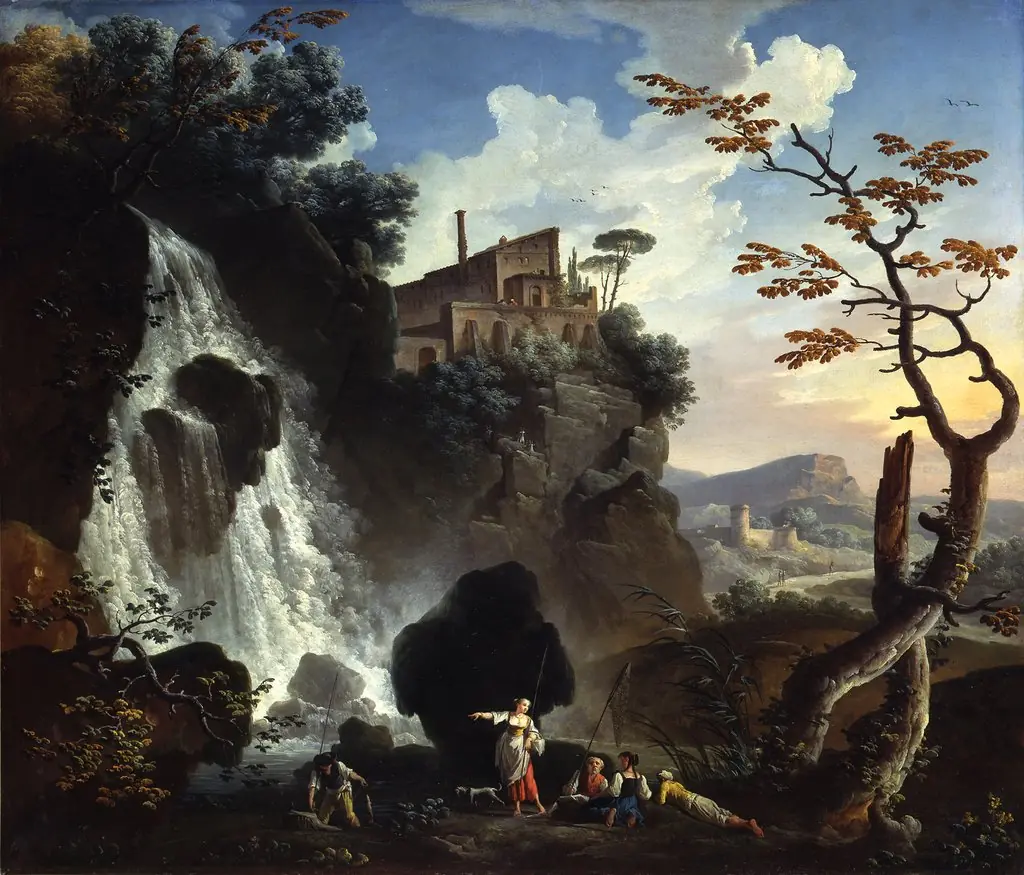 The Villa of Maecenas in Tivoli, by Charles François Grenier de Lacroix