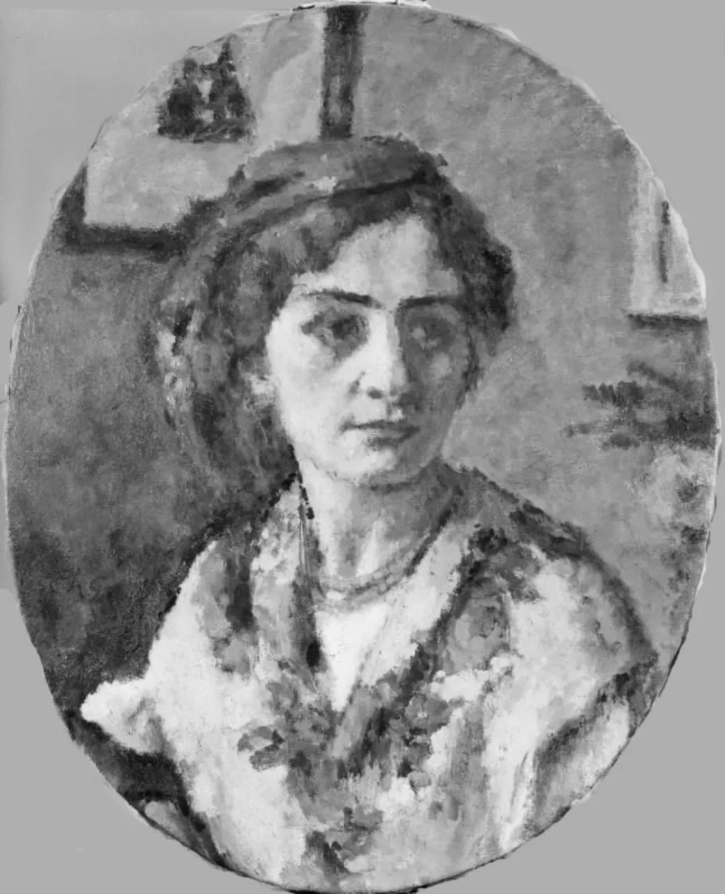 Italian Woman with a Yellow Scarf, by Charles-François-Prosper Guérin, oil, 1913
