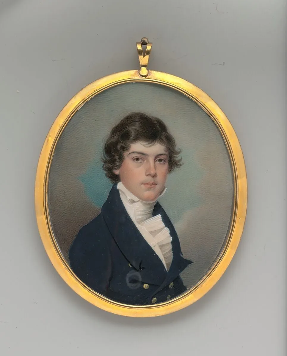 Isaac O'Brien L. McPherson, by Charles Fraser, watercolor, 1823