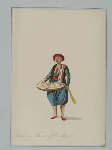Servant bearing a present of Sweetmeats on Festival occasions -, by Charles Frederick Brockdorff