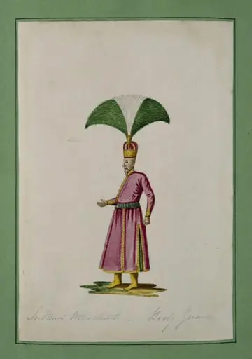 Sultans Attendant - Body Guard, by Charles Frederick Brockdorff