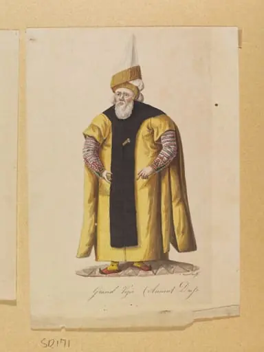 Grand Vizir (Ancient Dress), by Charles Frederick or Carlo Federico Brockdorff