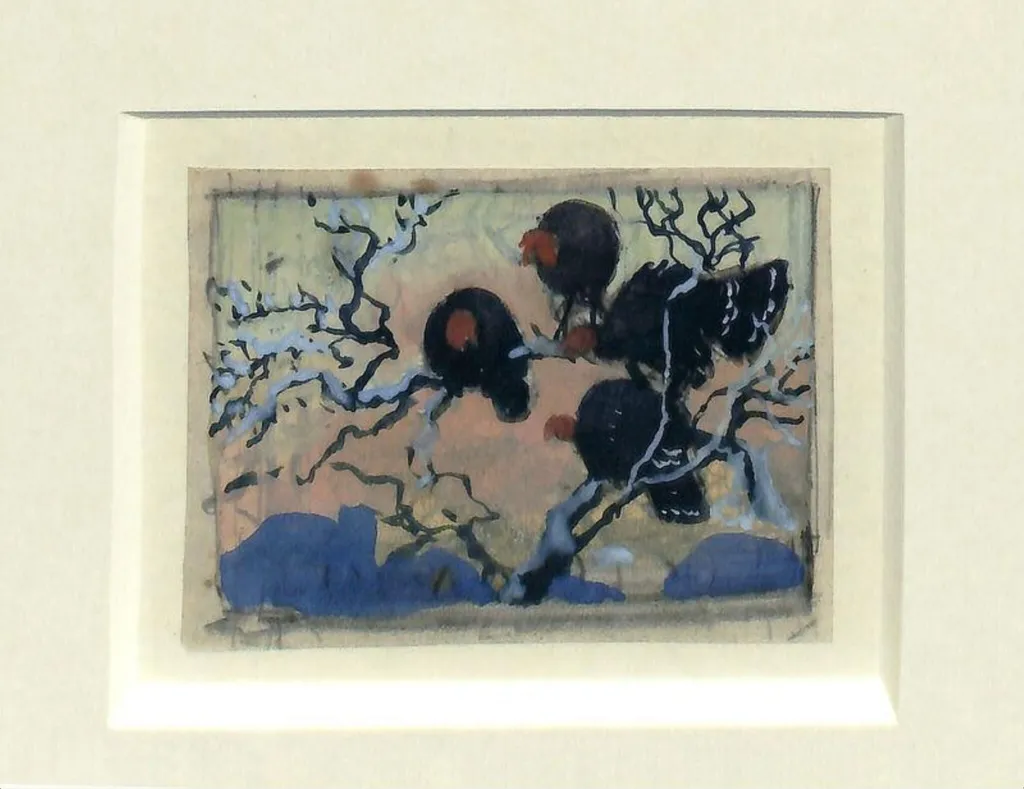 The Ash Roost, by Charles Frederick Tunnicliffe, watercolor, 1950