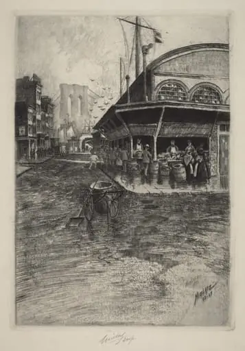 Catherine Market, by Charles Frederick William Mielatz