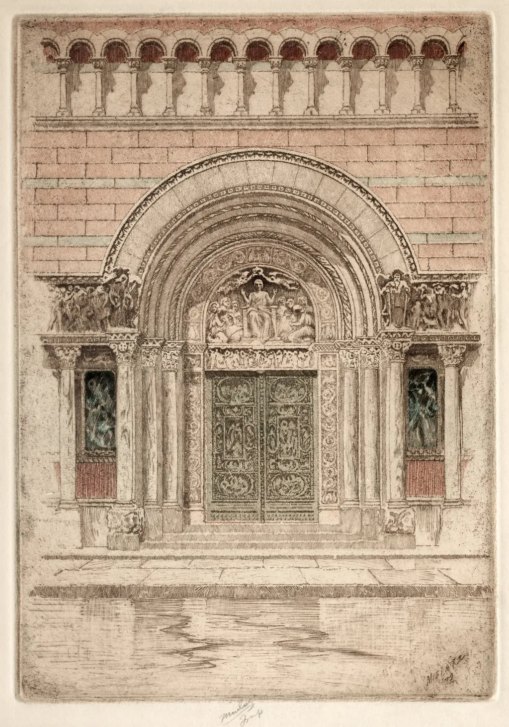 Door of St. Bartholomew, by Charles Frederick William Mielatz, 1909