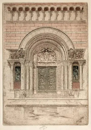 Door of St. Bartholomew, by Charles Frederick William Mielatz