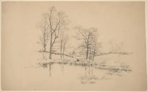 Meadow Pond, New York, by Charles Frederick William Mielatz