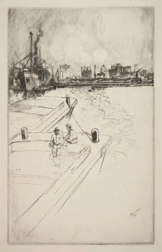 New York from the Harbor, by Charles Frederick William Mielatz