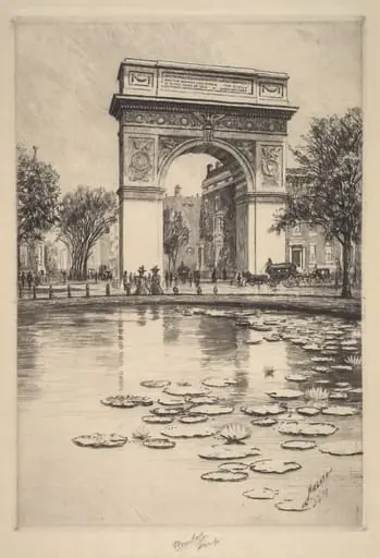 Washington Arch, by Charles Frederick William Mielatz