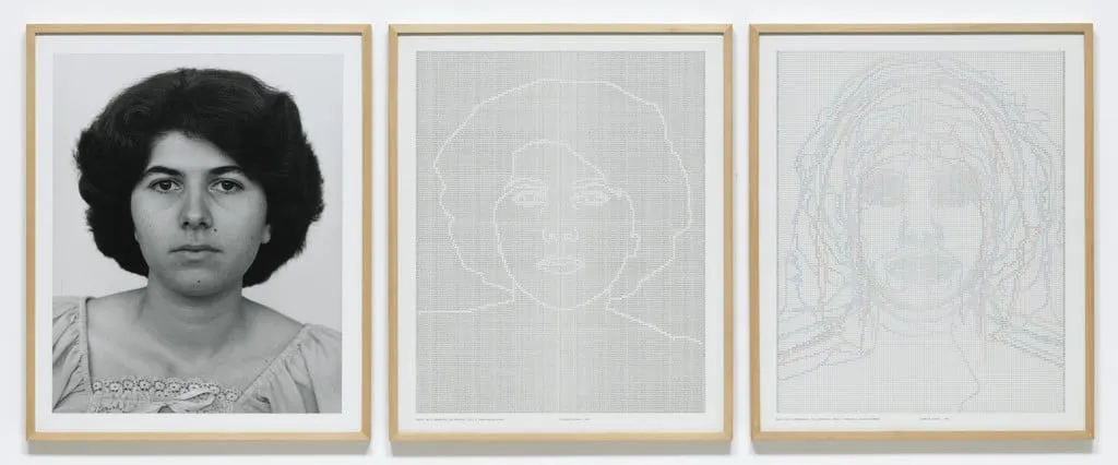 Untitled, by Charles Gaines, ink, 1978