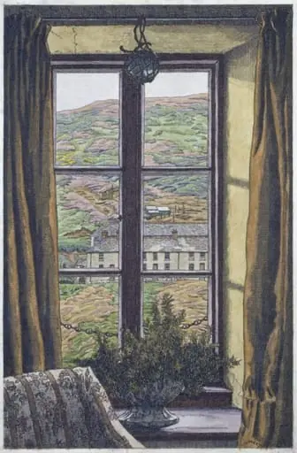 Through a Cornish Window, by Charles Ginner