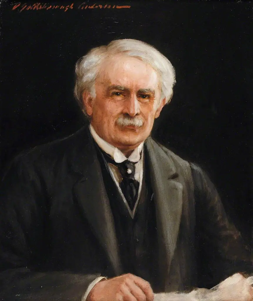 David Lloyd George (1863–1945), by Charles Goldsborough Anderson