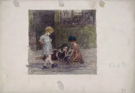 Gutter Children, by Charles Green