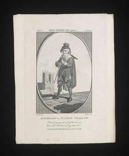 Mr Parsons as Justice Shallow, by Charles Grignion