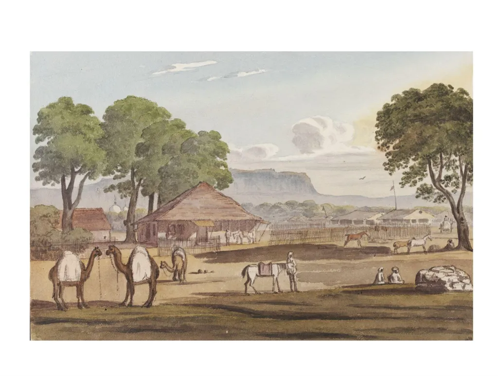 Panwell Tavern, by Charles Harcourt Chambers, paint, 1826