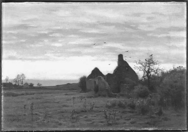 Forsaken Homestead, by Charles Harold Davis, oil, 1896