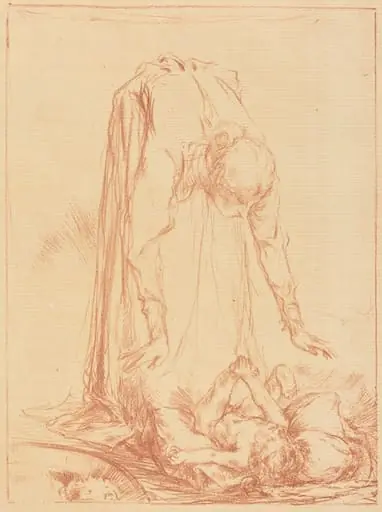 Caresses, by Charles Haslewood Shannon