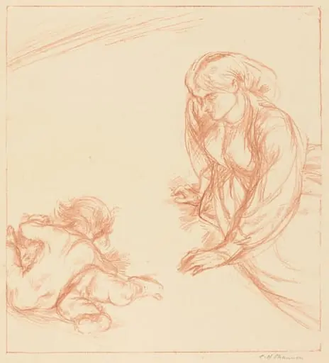 Mother and Children, by Charles Haslewood Shannon